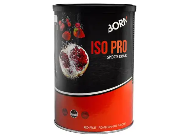 Born Iso Pro ist ein energiereiches Getränk in einer 400g-Packung.