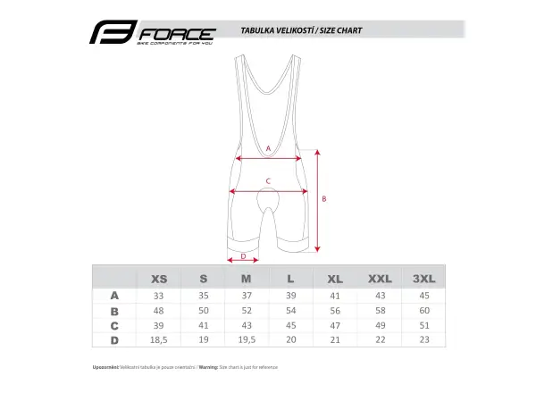 Force B51 Herren Shorts mit Latz und Polsterung Schwarz/Blau