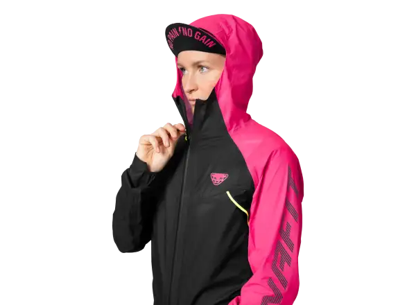 Dynafit DNA 3L Damenjacke Pink Glo/Black Out
