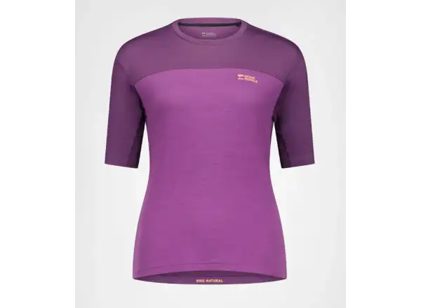 Mons Royale Diversion Merino Damen Trikot Kurzarm Ultraviolet/Boysenberry