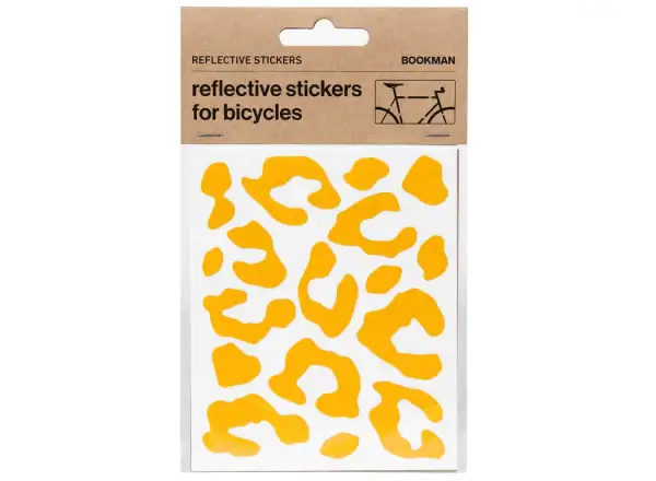 Bookman Leopard selbstklebender Reflektor gelb