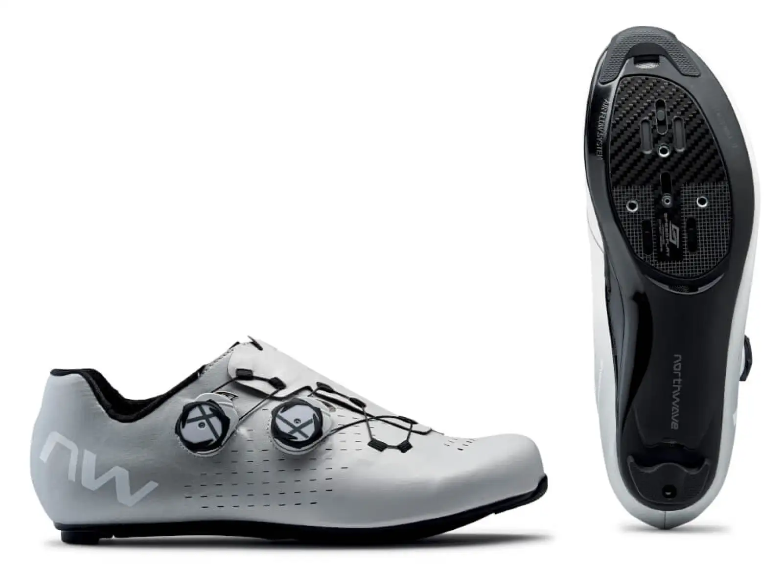 Northwave Extreme Gt 3 Herren Rennradschuhe White/Silver Ref