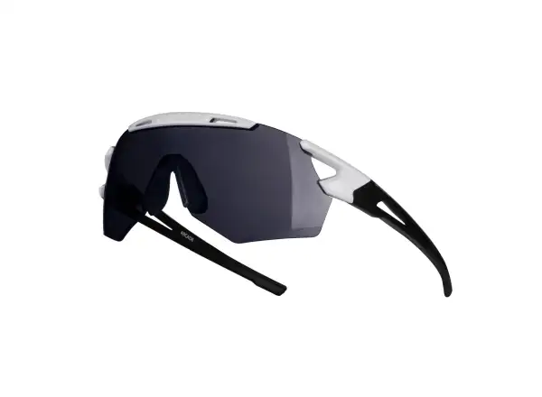 Force Arcade Radbrille weiß/schwarz/schwarze verspiegelte Gläser