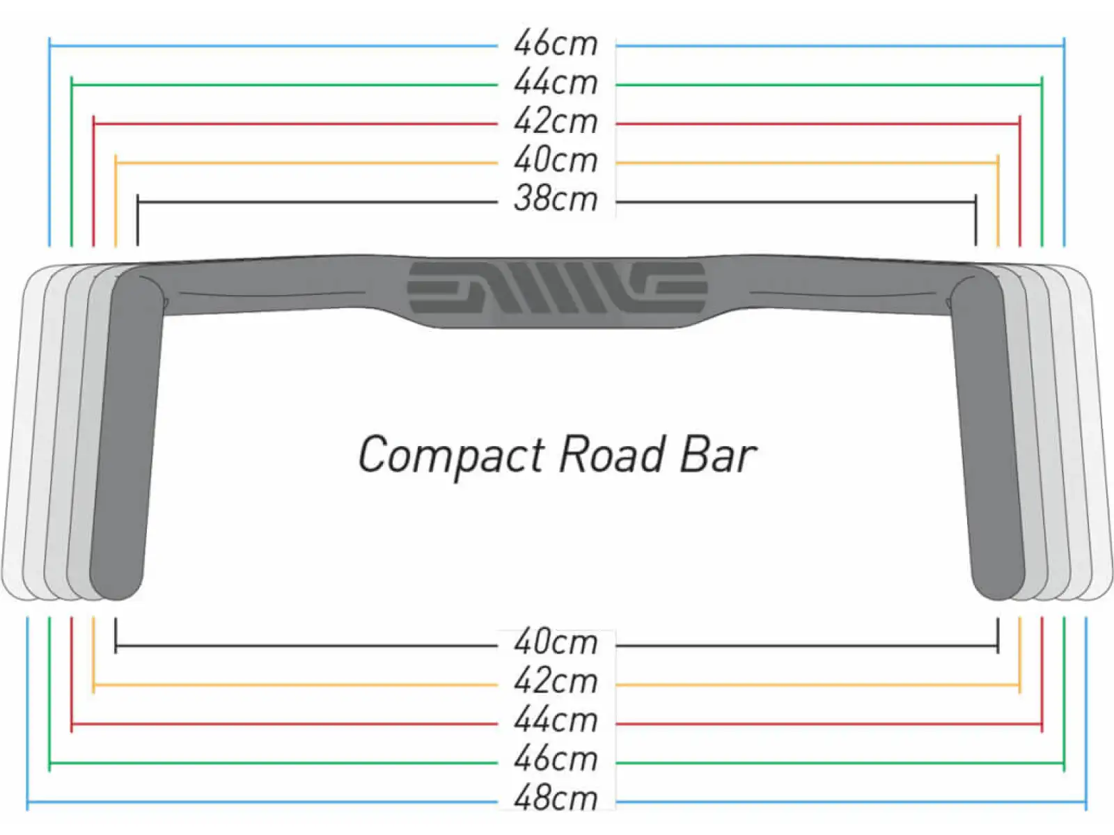 Enve Road Compact Drop Straßenlenker Schwarz
