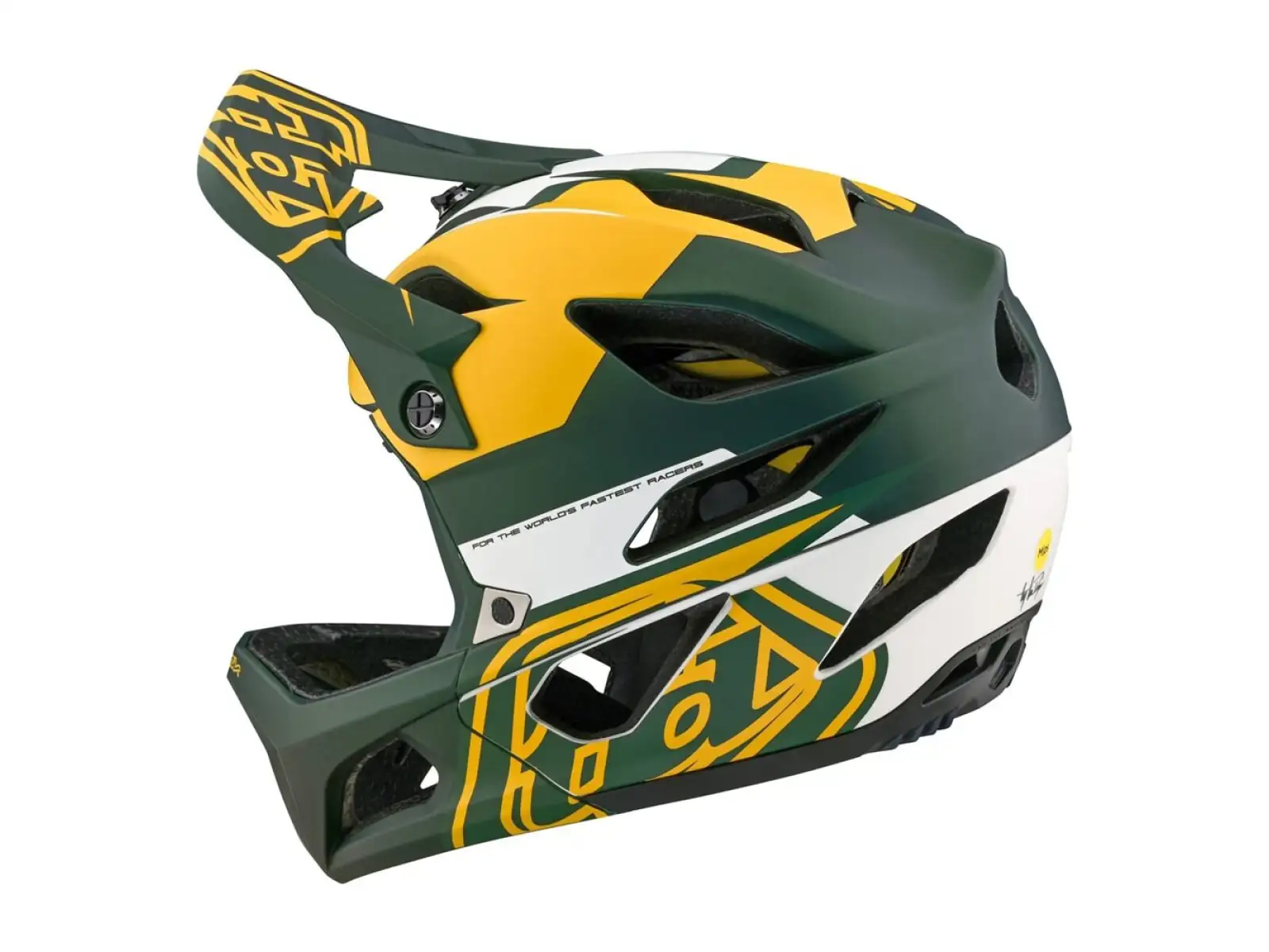 Troy Lee Designs Stage Mips Helm Vector Green