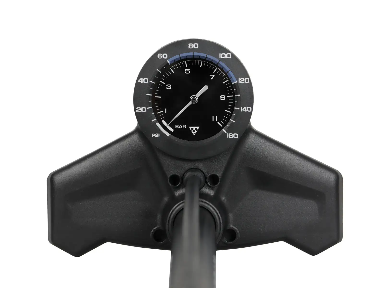 Topeak JoeBlow Roadie EX Werkstattpumpe Schwarz/Blau