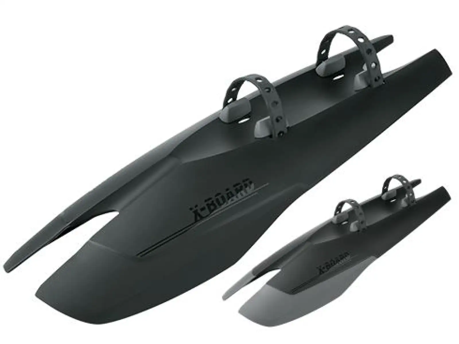 SKS X-BOARD Schutzblech unter dem Rahmen schwarz/grau