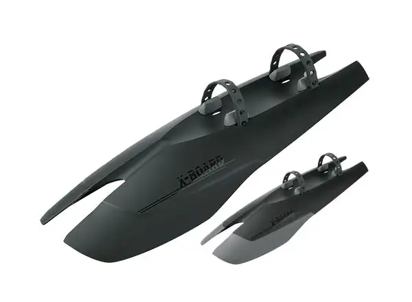 SKS X-BOARD Schutzblech unter dem Rahmen schwarz/grau