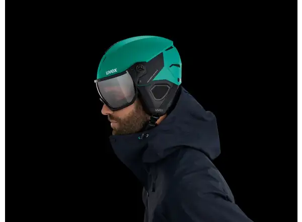 Uvex Instinct Visor Pro V Skihelm black matt