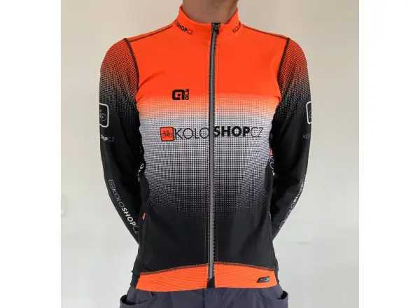 Alé PR System Koloshop Herren gefütterter Tricot Langarm orange