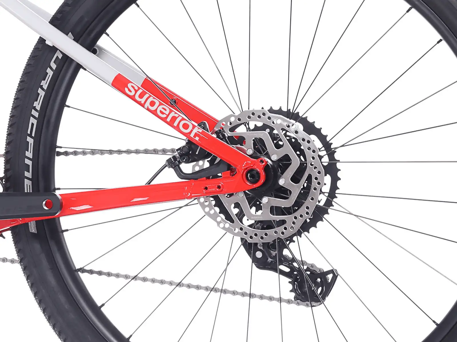 Superior eXP 6.3 elektrisches Mountainbike Gloss Grey/Red