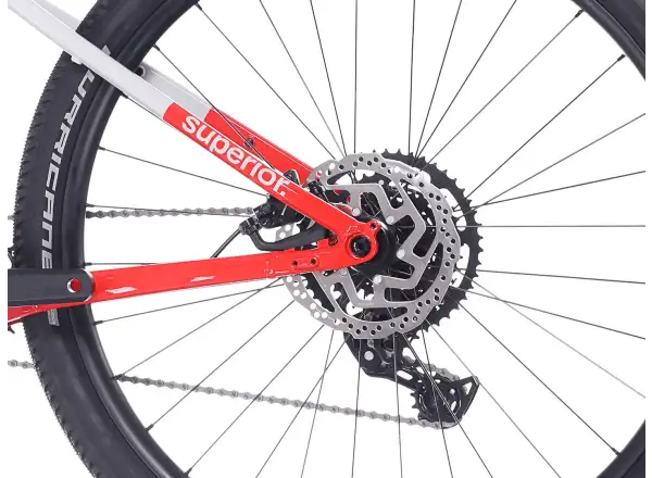 Superior eXP 6.3 elektrisches Mountainbike Gloss Grey/Red