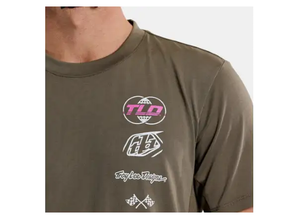 Troy Lee Designs Skyline Ride Tee Herren Trikot Kurzarm Worldwide Caper