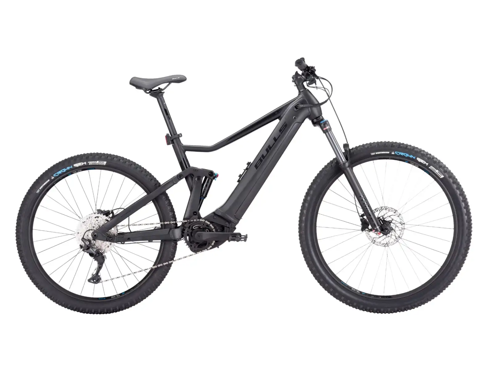 Bulls Copperhead EVO AM 1 29"/27,5" 625 Wh Vollgefedertes E-Mountainbike Black Matt