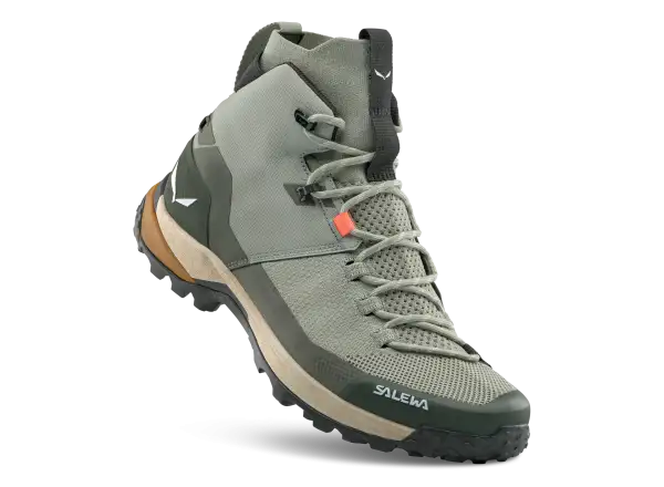 Salewa Puez Knit Mid PTX Herren Outdoor-Schuhe Shadow/Dark Olive