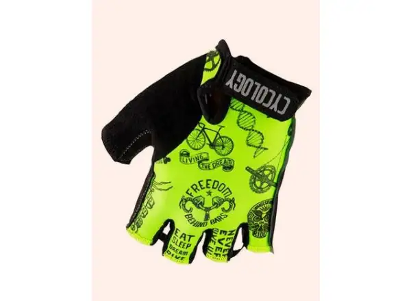 Cycology Fahrradhandschuhe Neon, Gr. M