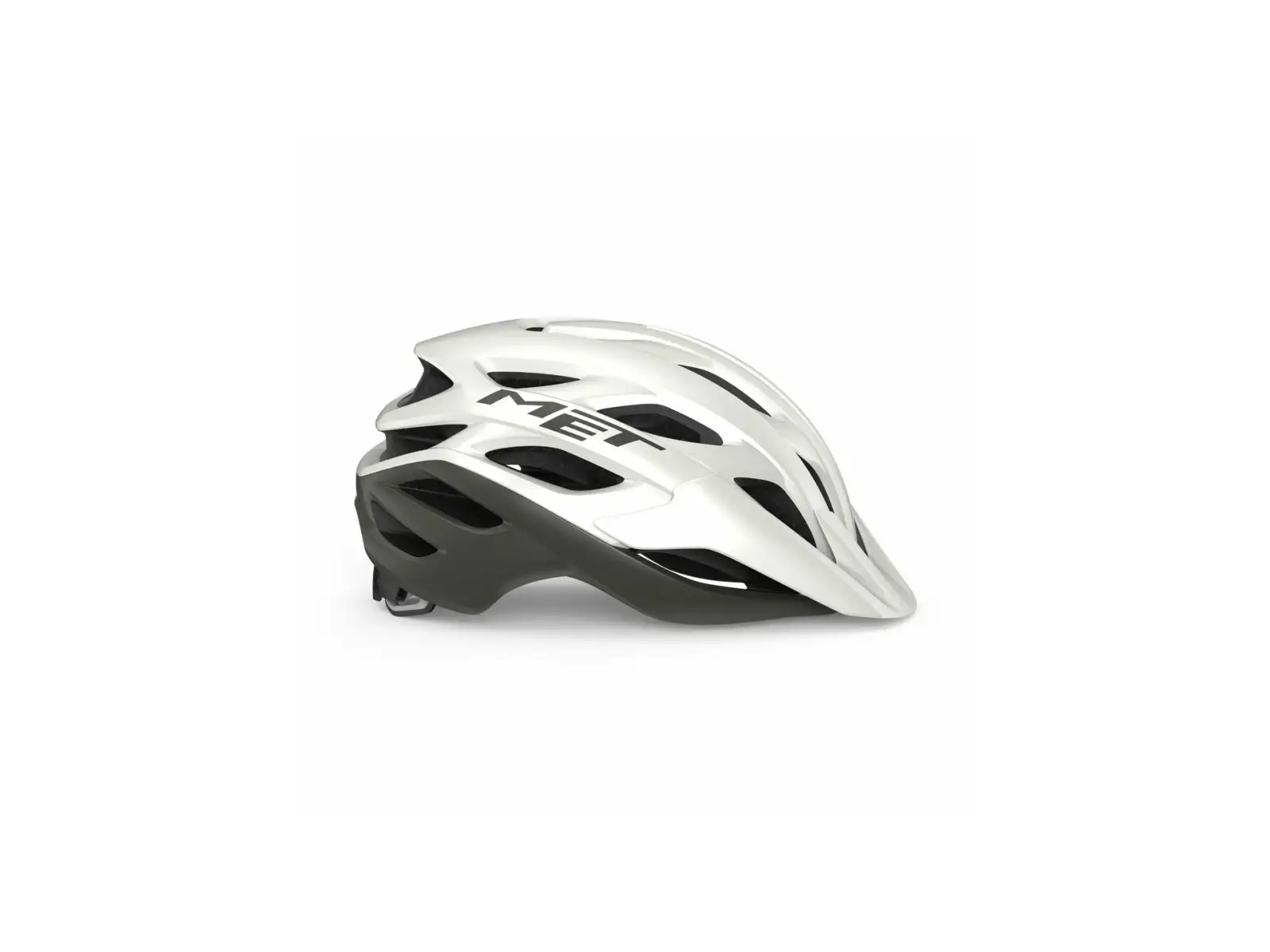MET Veleno Helm weiß/grau