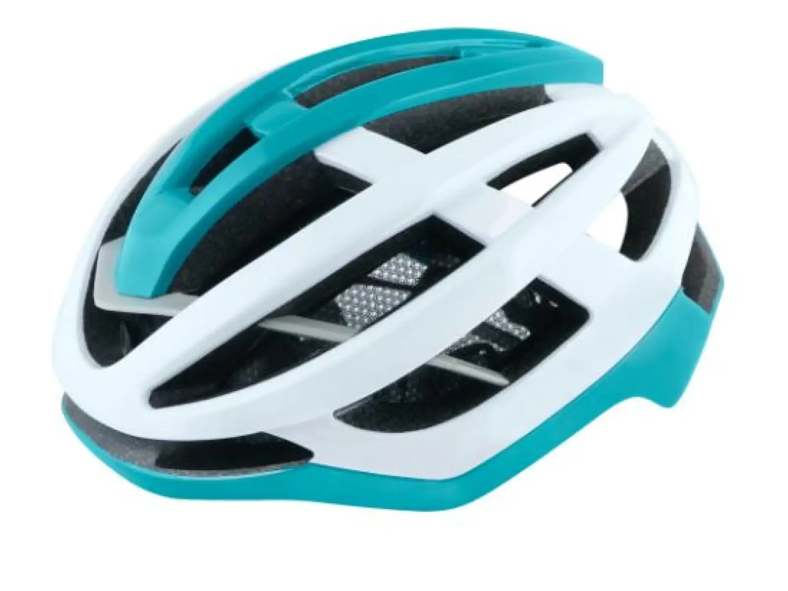 Force Lynx Helm Weiß/Türkis