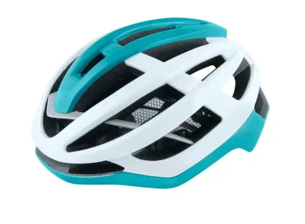 Force Lynx Helm Weiß/Türkis