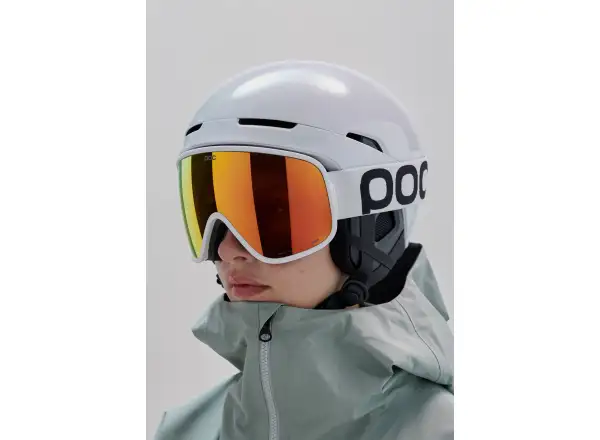 POC Vitrea Mid Skibrille Hydrogen White/Partly Sunny Orange