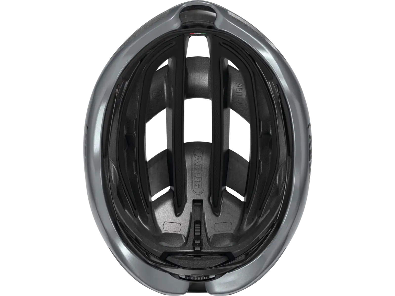 Abus AirBreaker 2.0 Rennradhelm Graphite Silver
