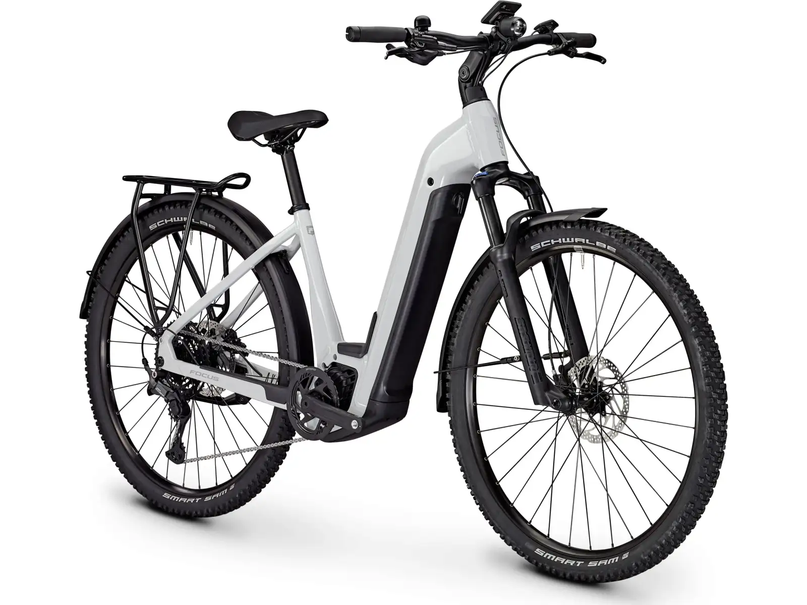 Focus Aventura2 6.7 WA 625Wh 29" E-Bike Mountainbike Lightgrey Glossy
