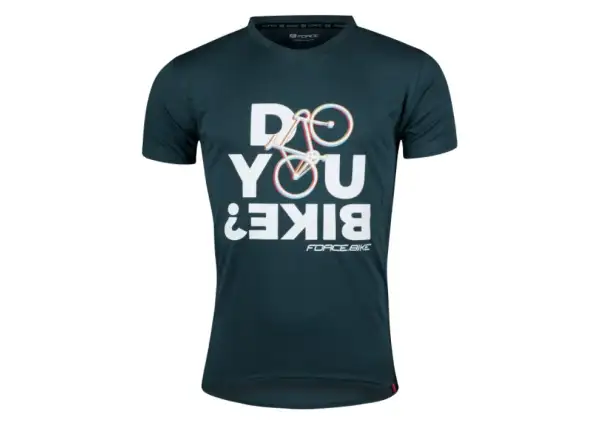 Force Bike Herren T-Shirt Kurzarm Blau