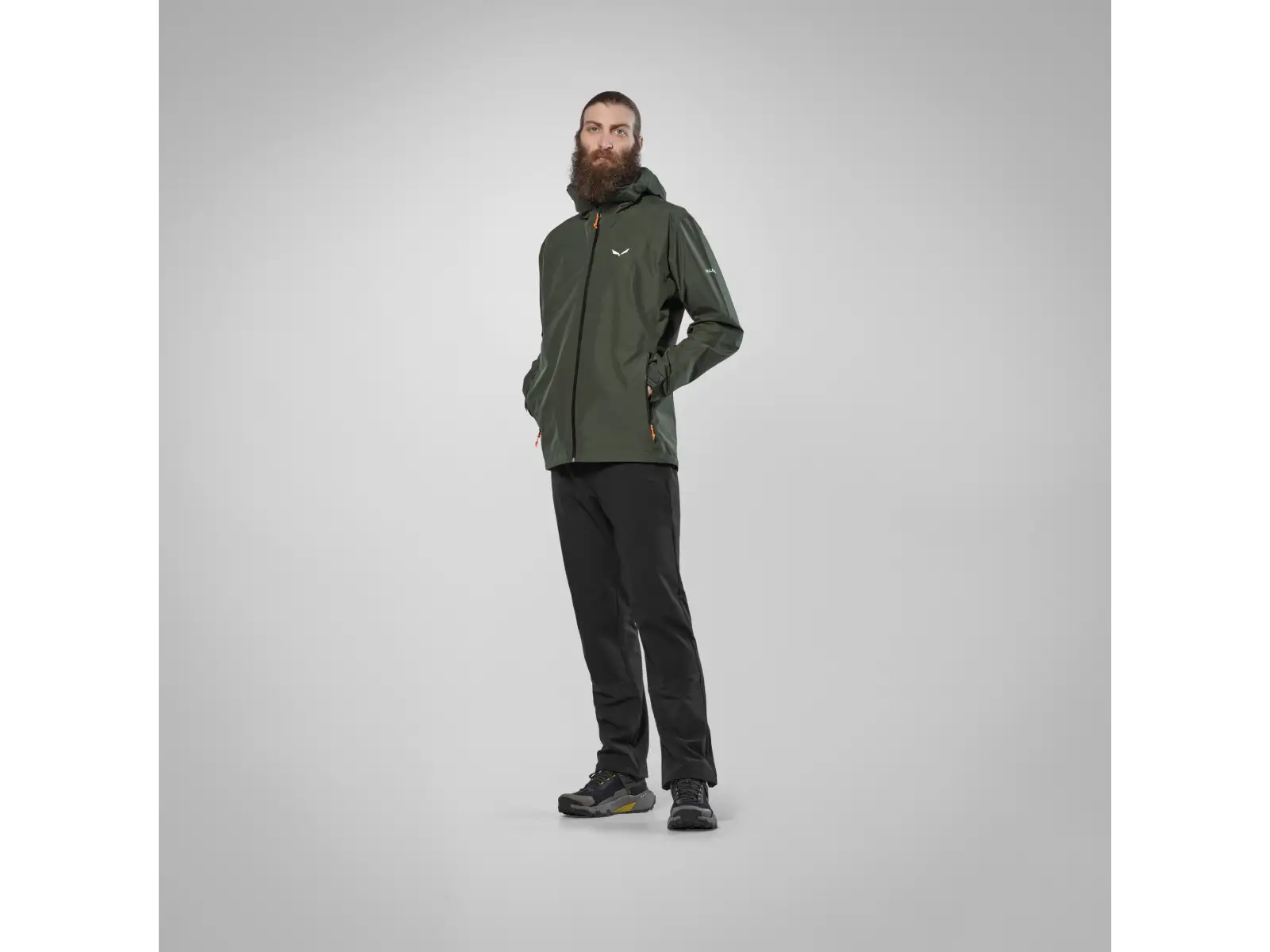 Salewa Puez 2.5L Powertex Herrenjacke Dark Olive
