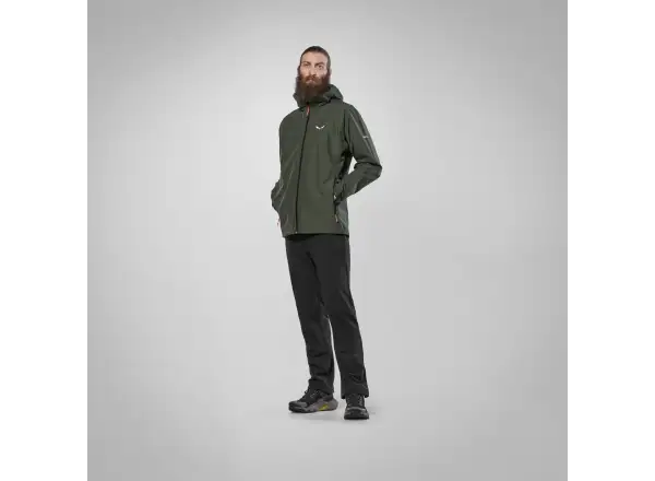 Salewa Puez 2.5L Powertex Herrenjacke Dark Olive