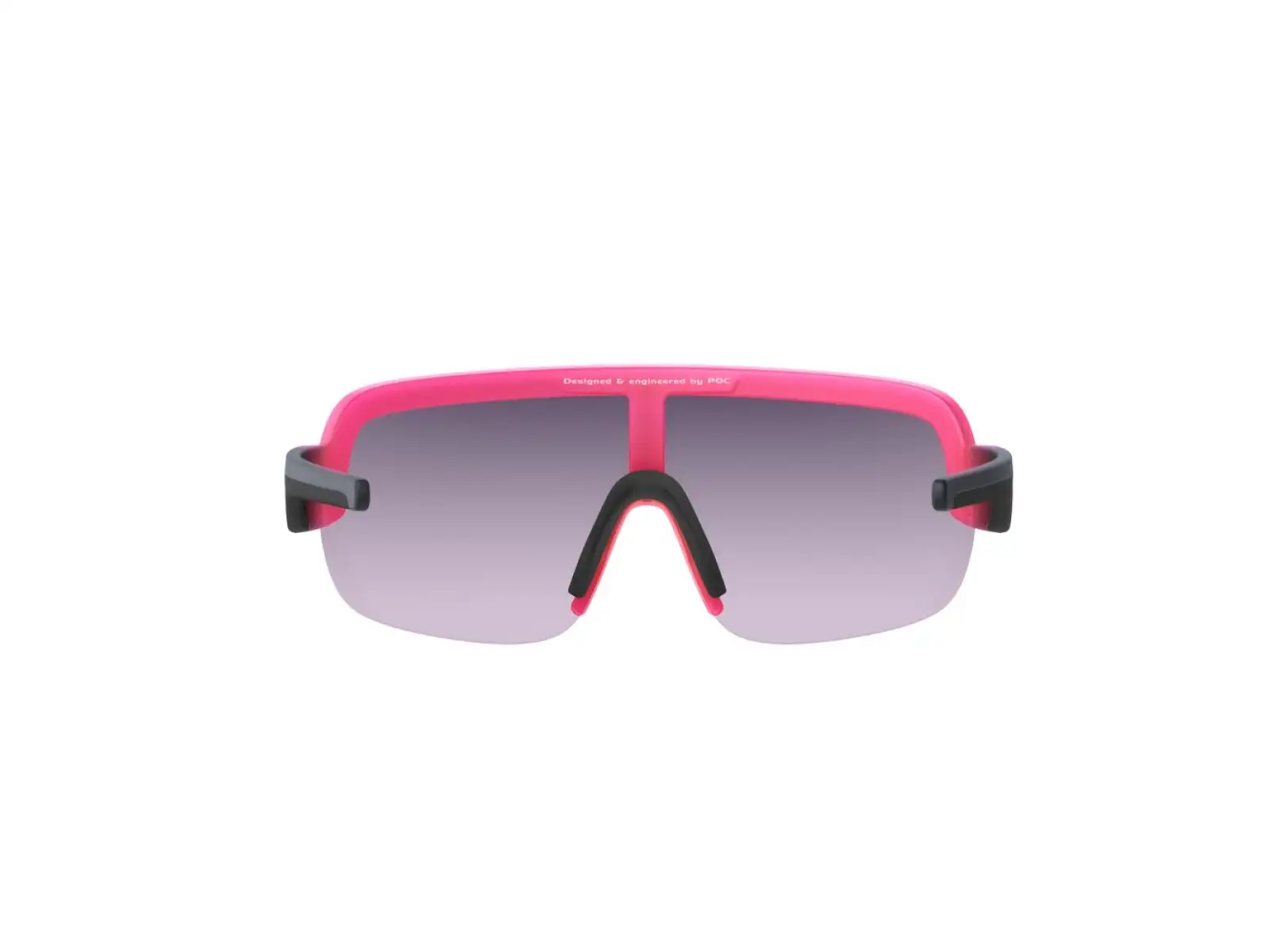POC Aim Fluorescent Sonnenbrille Pink/Uranium Black Translucent