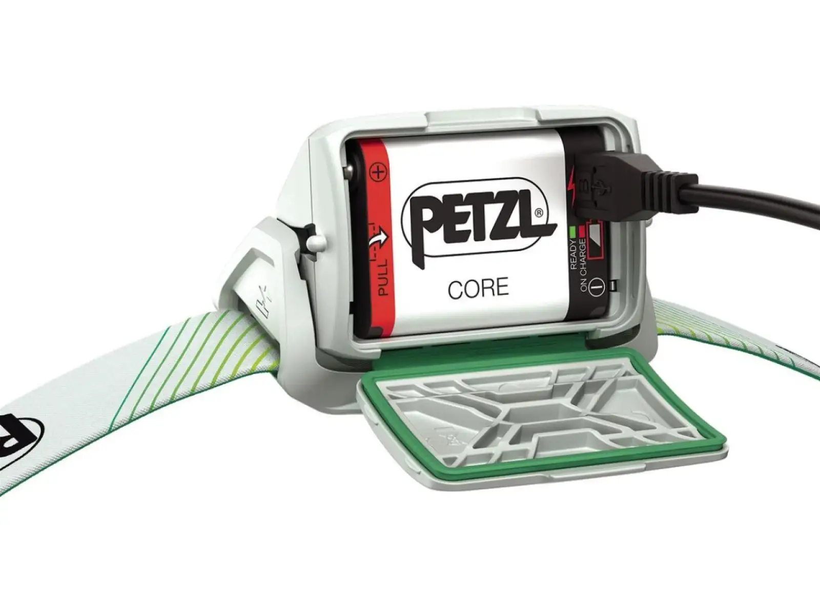 Petzl Actik Core Stirnlampe Grün