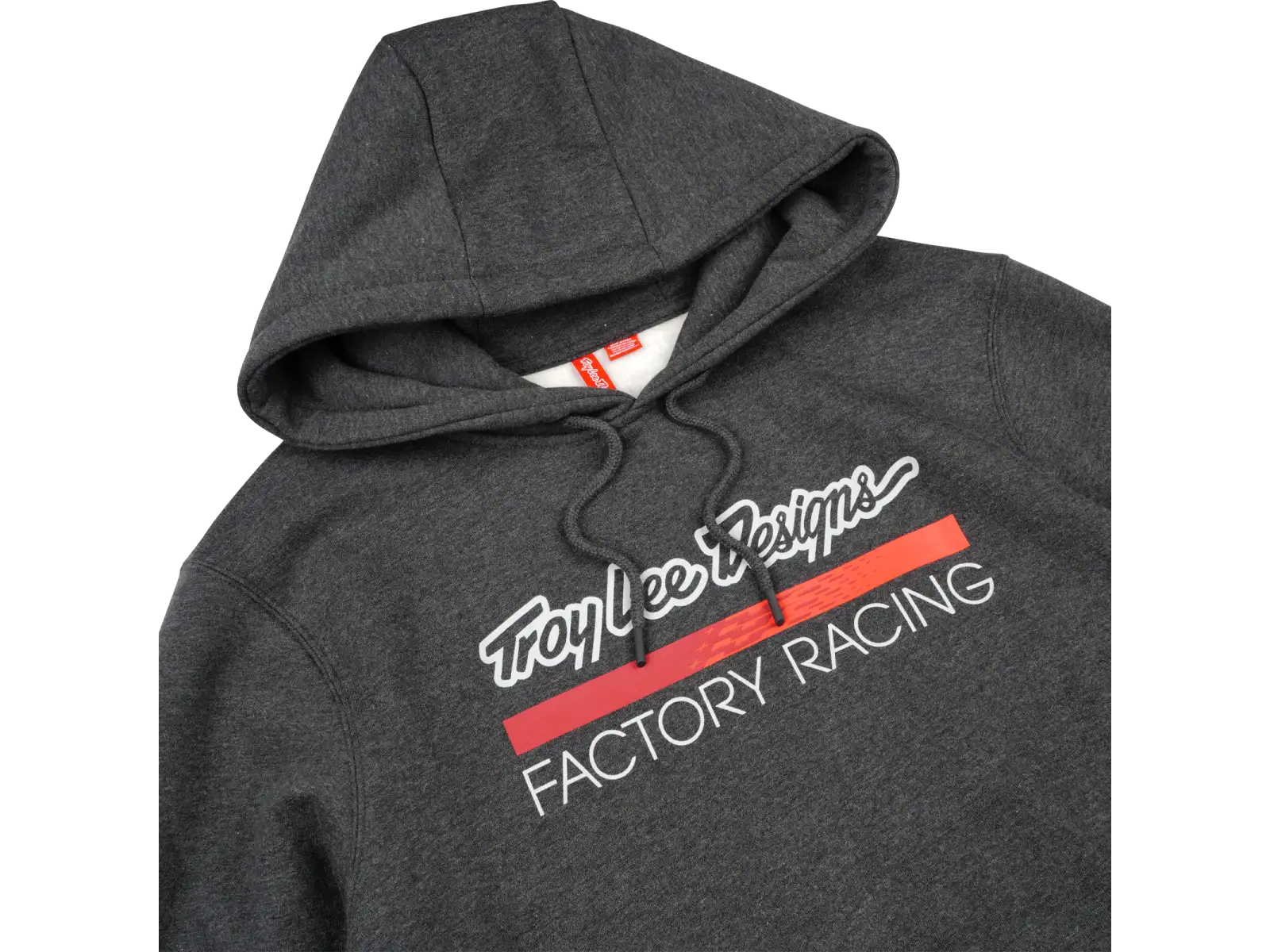 Troy Lee Designs Factory Racing Herren-Sweatshirt Black heather/Red