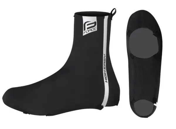 High Easy Force Neopren-Überzieher für Fahrradschuhe in Schwarz.