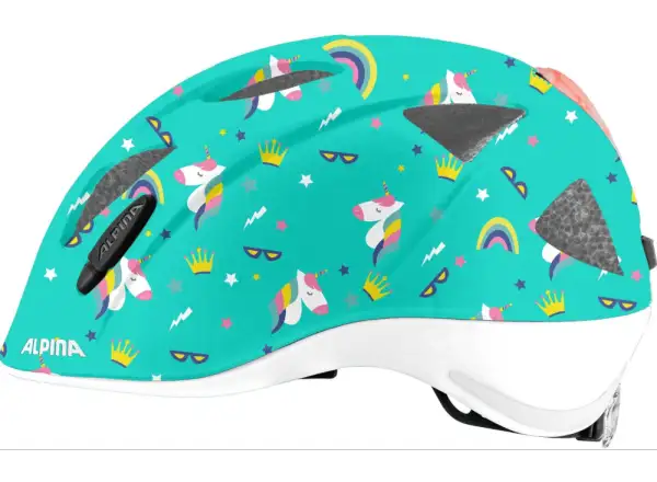 Alpina Ximo Flash Kinderhelm Unicorn Gloss