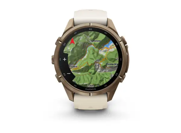 Garmin fenix 9 Pro inReach 43 mm Smartwatch Autumn gold titanium/Cream/french gray