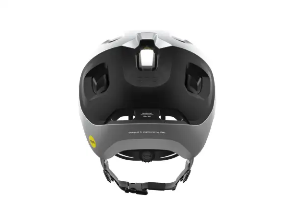 POC Axion Race MIPS Helm Uranium Black/Argentite Silver Matt
