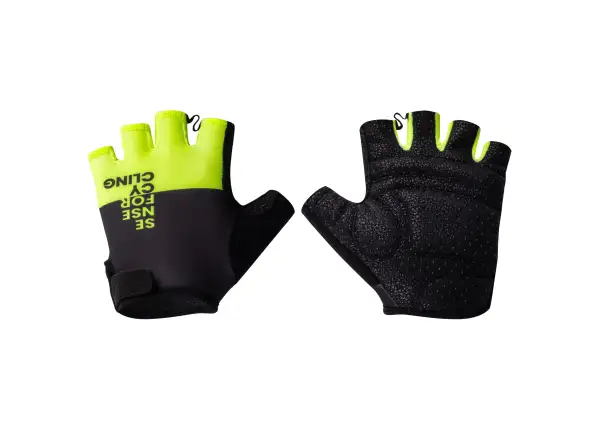 Force Fine kurze Handschuhe schwarz/Fluo