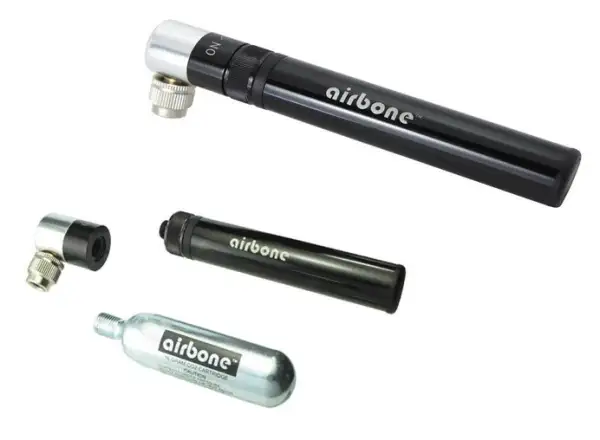 Airbone 74 g Mini-Pumpe Schwarz + CO2-Adapter