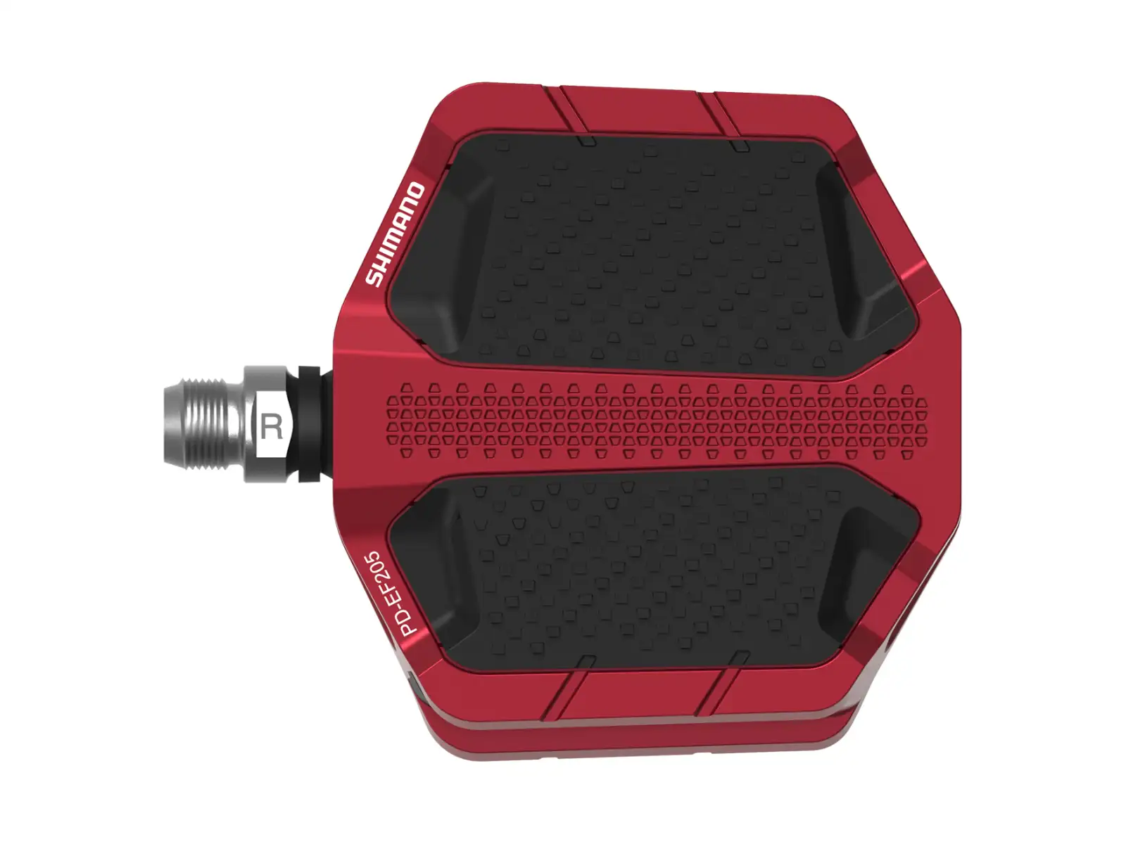 Shimano PD-EF205 Flat Plattformpedale Rot