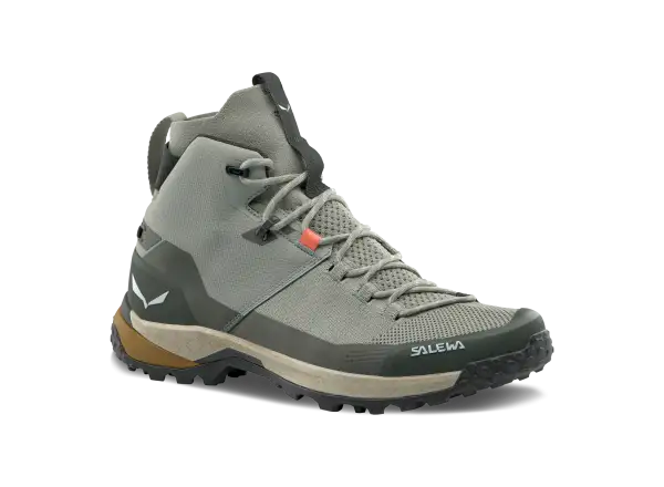Salewa Puez Knit Mid PTX Herren Outdoor-Schuhe Shadow/Dark Olive