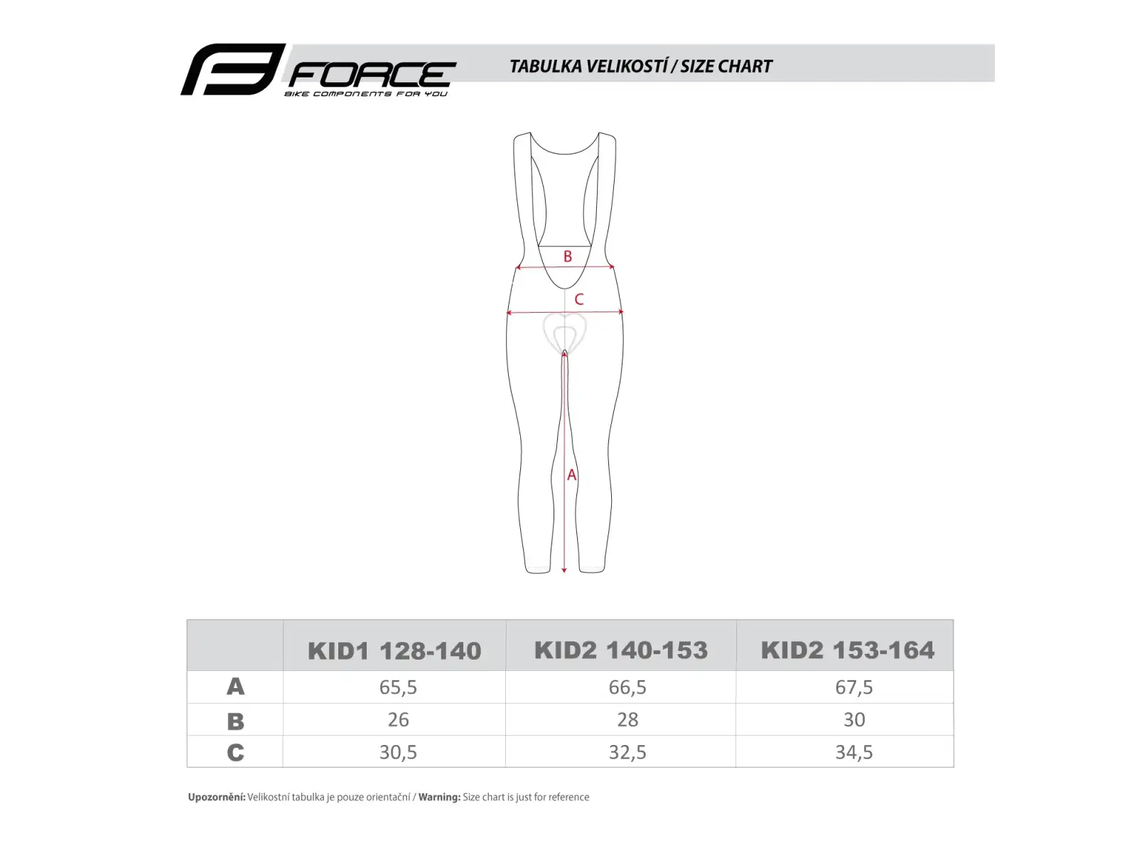 Force Reflex Line Kid Kinderhose mit Polsterung und Latz