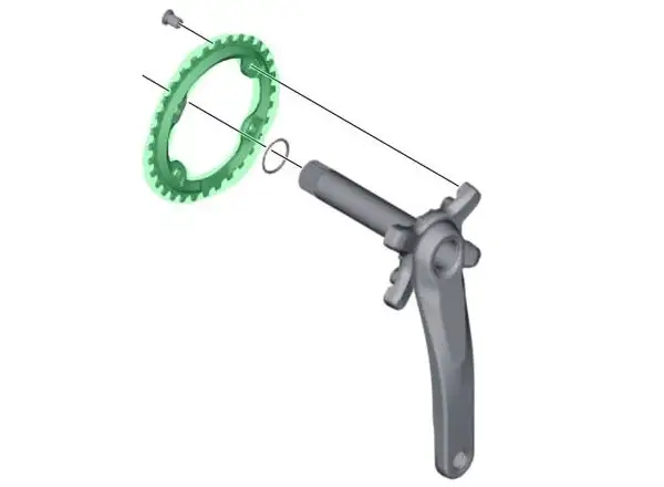 Shimano XT M8000 SM-CRM81 XT Kettenblatt 1×11-fach 30 Zähne