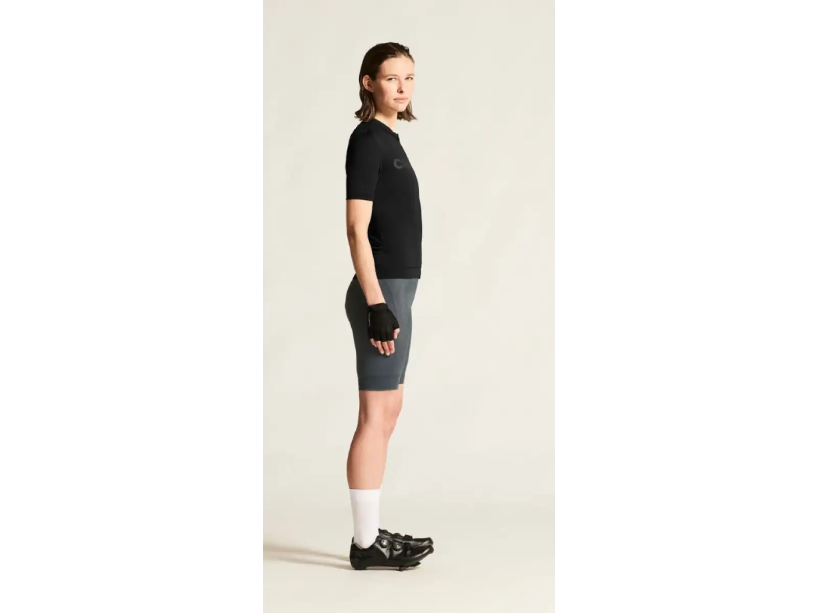 CRAFT Endur Logo Damen Radtrikot schwarz