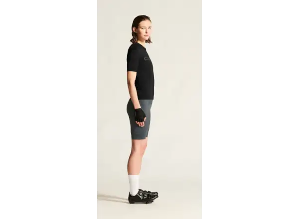 CRAFT Endur Logo Damen Radtrikot schwarz