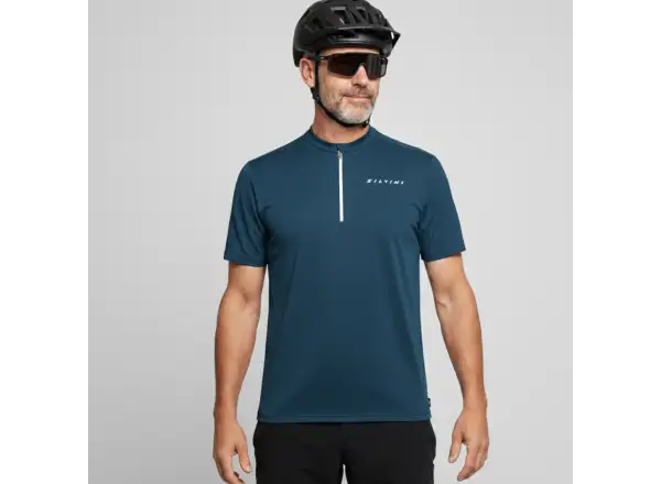 Silvini Naturno Herrentrikot Kurzarm Navy/Black