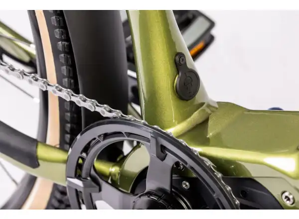 Rock Machine Gravelride e500 Schotter e-Bike Matte Khaki/Schwarz DEMO