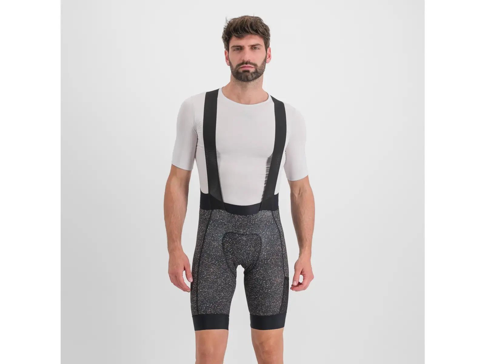 Sportful Sky Rider Supergiara Herren-Radhose mit Latz und Polsterung Black