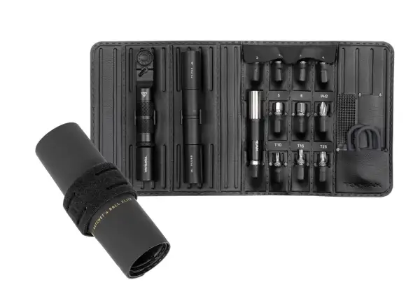 Topeak Ratchet'n Roll Elite Werkzeugset mit Ratsche 15 Funktionen Schwarz