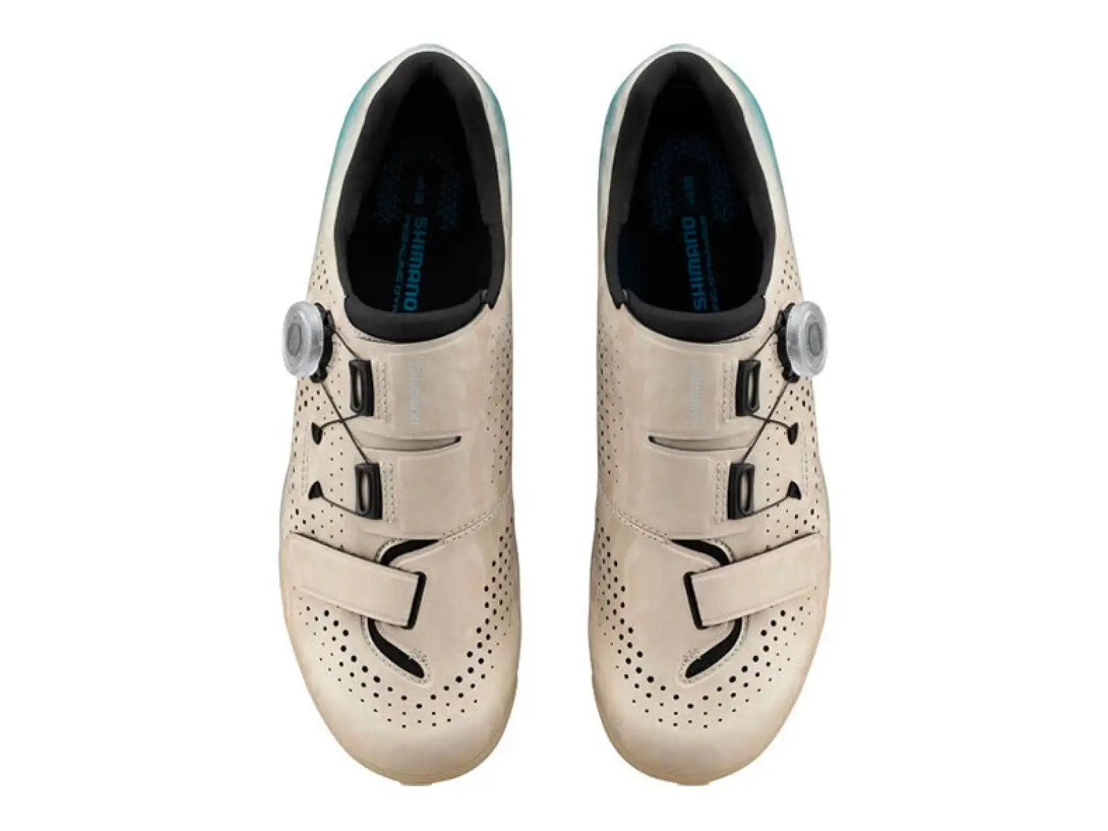 Shimano SH-RX600 Gravel-Schuhe beige/blau