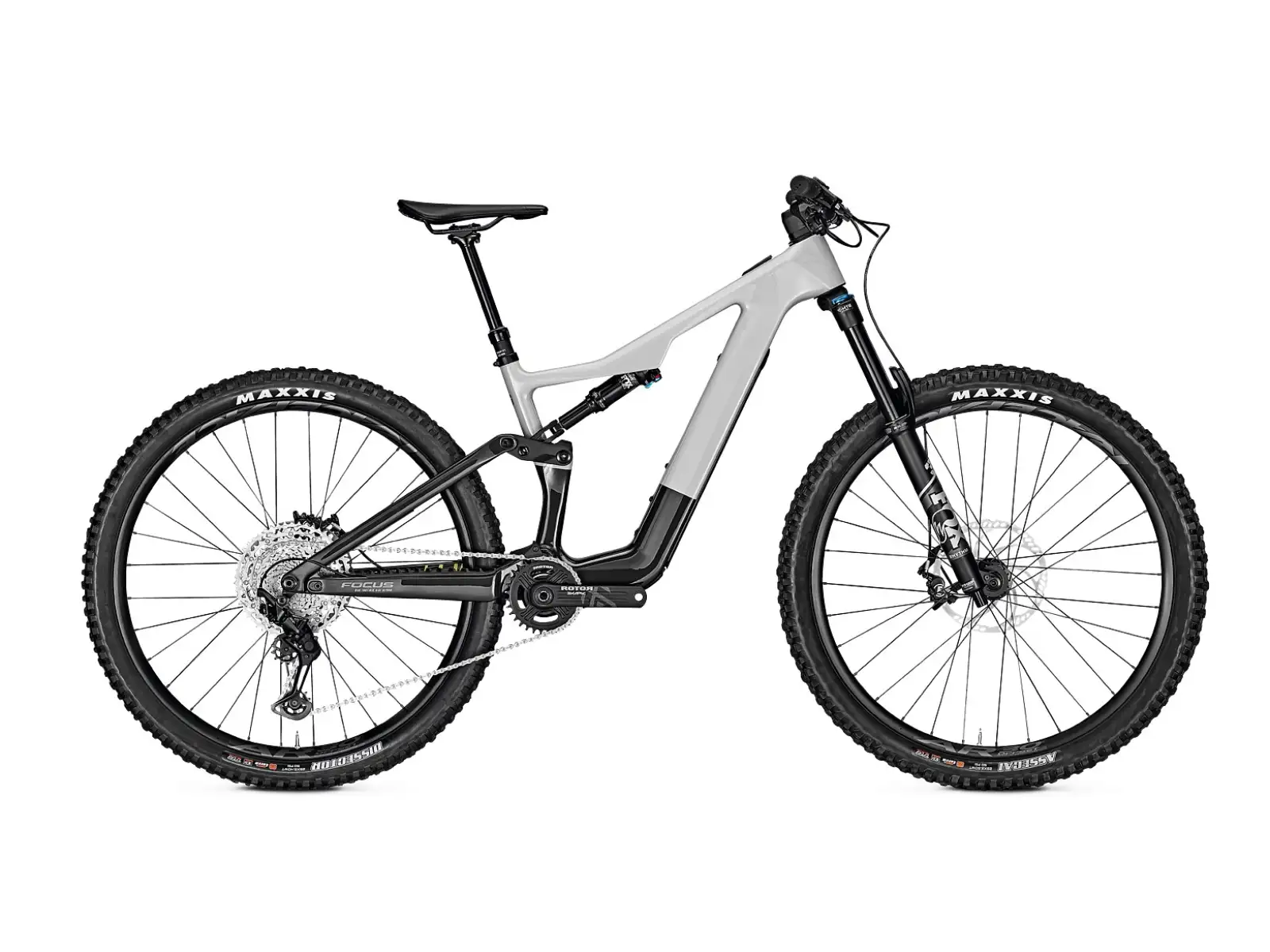 Focus Jam2 SL 8.8 DI 430Wh Mountain E-Bike Lightgrey Glossy / Carbon Raw Glossy